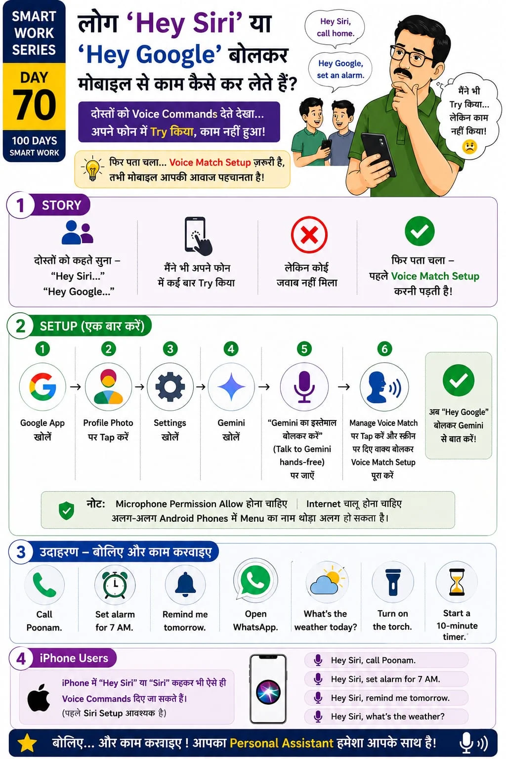 Voice Match (Google/Siri)